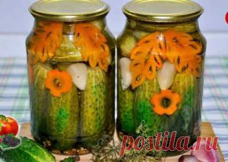 Маринованные огурцы на зиму. Хрустящие!