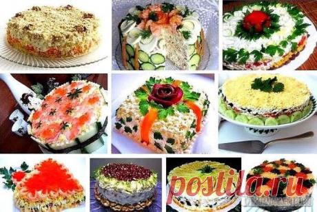 Торты-салаты — Женская страничка