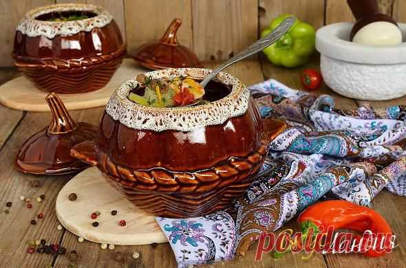 ВкусЛандия - Чанахи. Горшочек с курицей и грибами