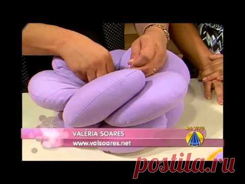 Подушка-роза. Выкройка и видео мастер-класс