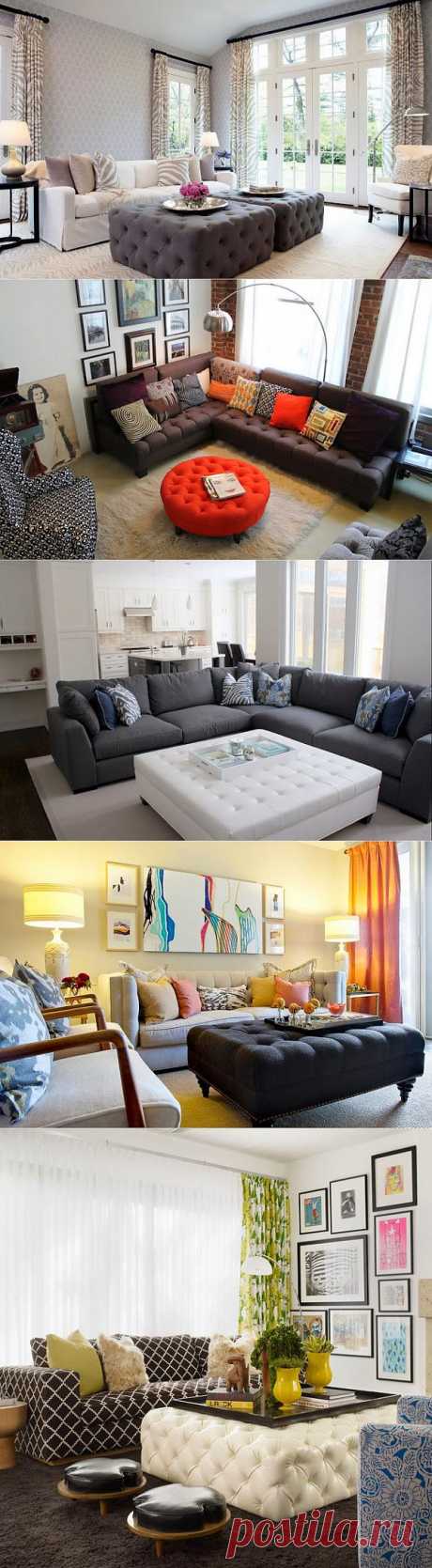 Оттоманка в интерьере: 7 способов использования ~ Sweet home
