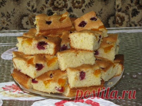 ПИРОГ НА МИНЕРАЛКЕ.