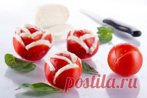 Красивые и простые закуски из помидоров | Кулинарные рецепты