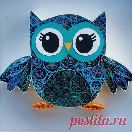 «Сова. Квиллинг» — карточка пользователя Алёна З. в Яндекс.Коллекциях