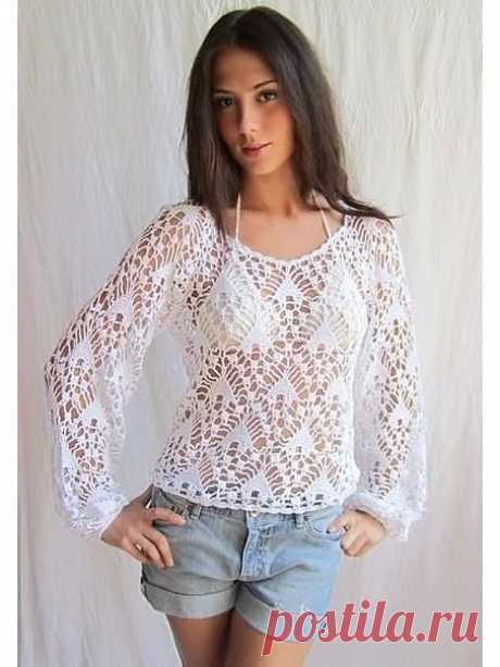 Craft Oasis: Emma Blouse with graph &amp;#9829;