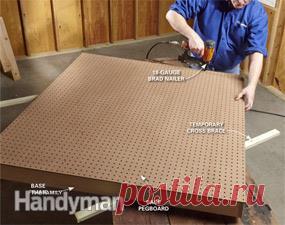 Как построить на стене кабинета | Семья Разнорабочий