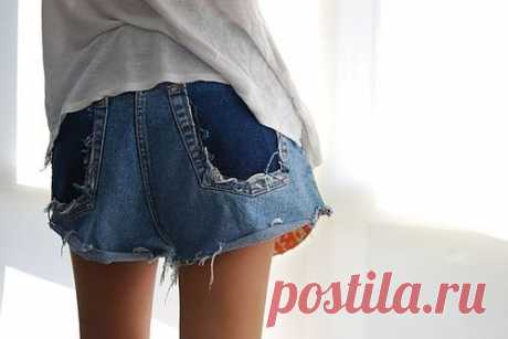 Обыграть оторванные карманы / Переделка джинсов / ВТОРАЯ УЛИЦА