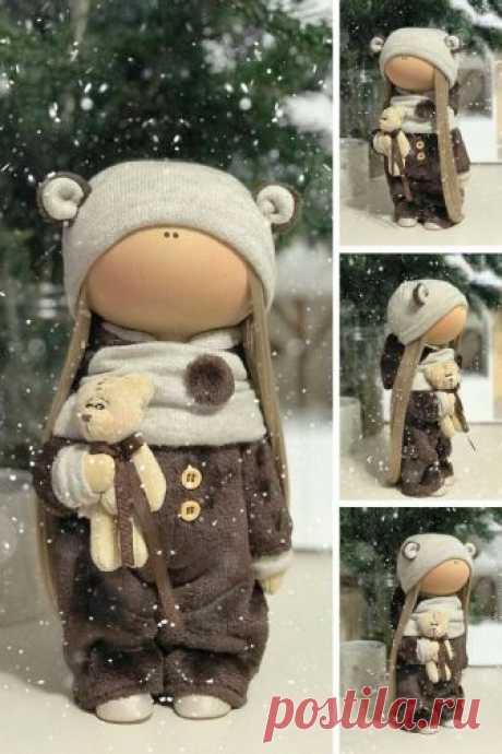 Soft Doll Handmade Fabric Doll Poupée Tilda Doll Baby Art Doll