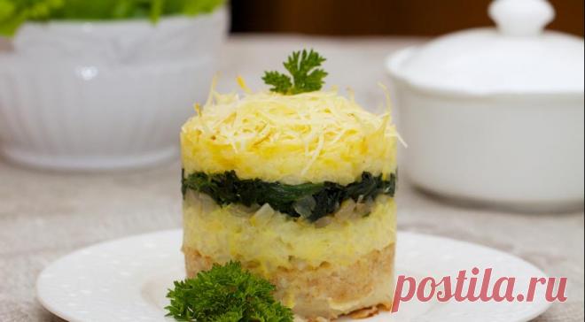 Порционная запеканка с рыбой, пошаговый рецепт с фото