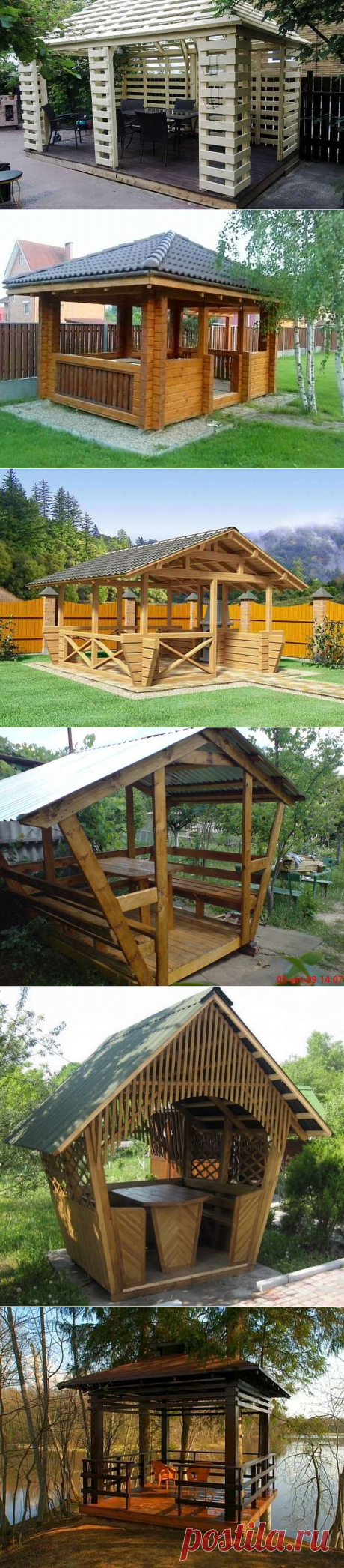 Беседки из дерева своими руками 300 фото, чертежи, схемы