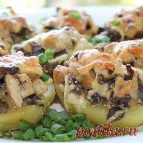 Картошка с курицей и грибами | Самые вкусные кулинарные рецепты