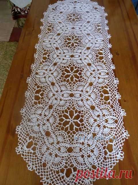 Салфетка крючком — работа Натаня - вязание крючком на kru4ok.ru
