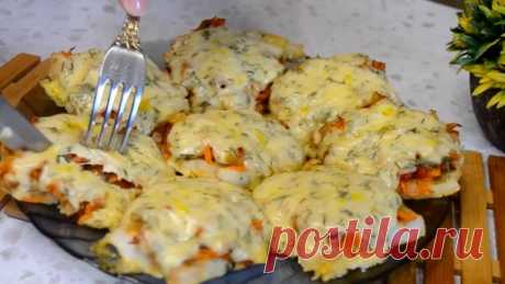 Нет рыбы вкуснее этой, мой любимый рецепт. С овощами, сочная. На ужин идеальный вариант. | РЕЦЕПТЫ ОТ МАМУЛИ | Дзен