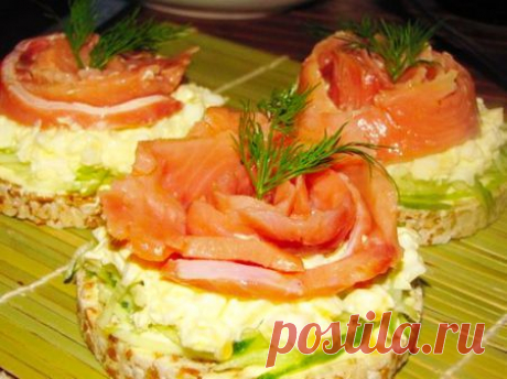 Бутерброды с рыбой » Рецептико