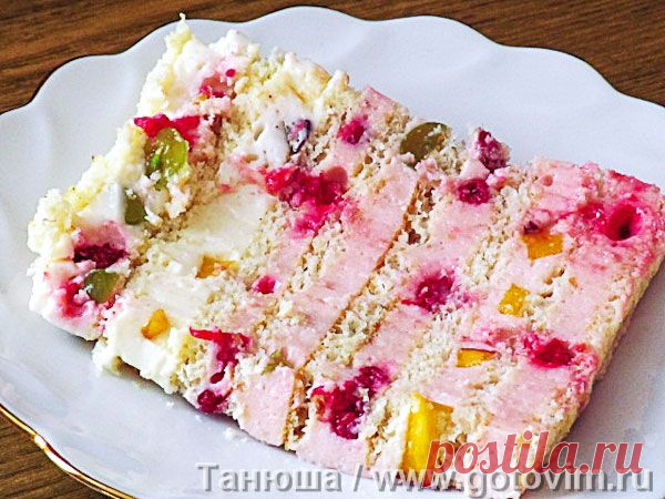 Торт ягодный с зефирным муссом / Готовим.РУ