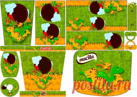 Fiesta de Dinosaurios: Etiquetas para Candy Bar de Cumpleaños para Imprimir Gratis. | Ideas y material gratis para fiestas y celebraciones Oh My Fiesta!