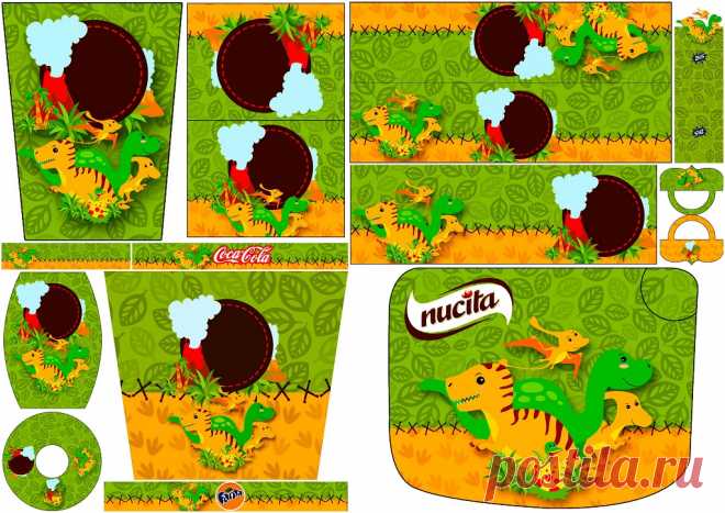 Fiesta de Dinosaurios: Etiquetas para Candy Bar de Cumpleaños para Imprimir Gratis. | Ideas y material gratis para fiestas y celebraciones Oh My Fiesta!