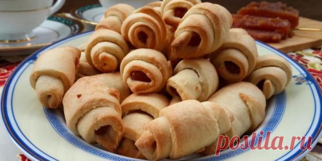 Рогалики с мармеладом.