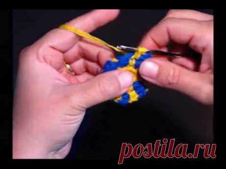 How To: Tapestry Crochet and Starting a Round Rug part 2 of 2
