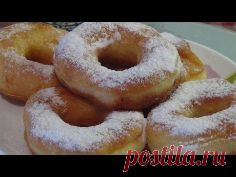 Очень вкусные домашние пончики