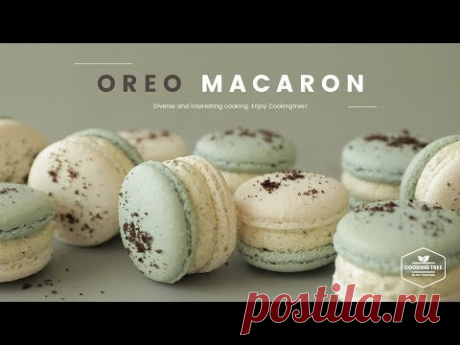 오레오 마카롱 만들기 : Oreo Macarons Recipe : オレオマカロン | Cooking ASMR