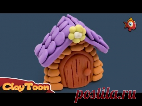 House, Polymer clay tutorial | بيت , تشكيل صلصال