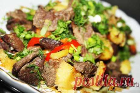 Горшочек с говядиной и овощами