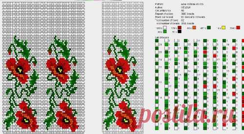 Флора : формат dbb и jbb : Схемы для вязаных чехлов для телефонов и сумочек : Файлы : jbead