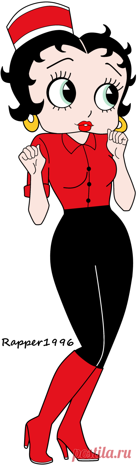 Betty Boop Anime Waitress Render by Rapper1996 on DeviantArt
