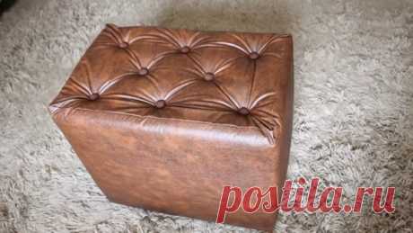 Пуф своими руками из простых материалов