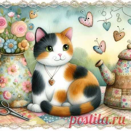 Кошки.( нейросеть)