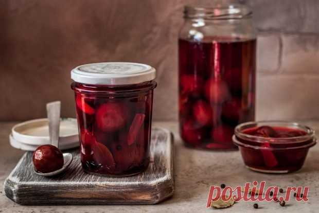 Маринованные сливы с чесноком на зиму без стерилизации — Домашняя кулинария