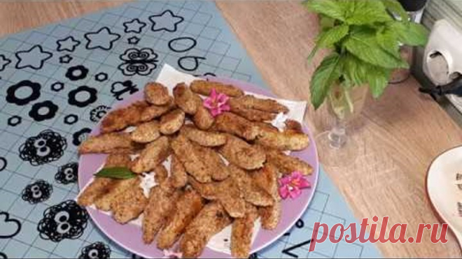 ХРУСТЯЩИЕ КАБАЧКОВЫЕ ПАЛОЧКИ--( БЕЗ ЖИРА)