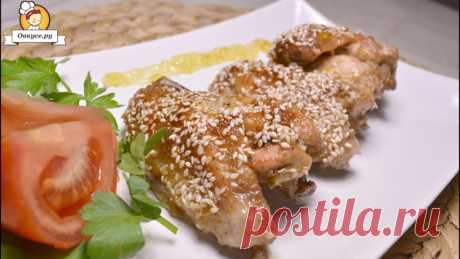 Куриные крылышки в глазури / Простые рецепты