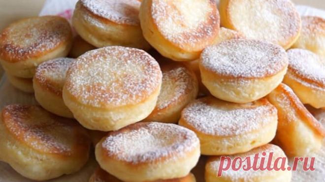 Те самые пышки на сметане, как в детстве. Готовятся так же быстро, как и съедаются