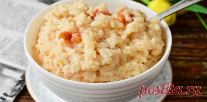 Рисовая каша на топленом молоке с курагой — рецепт в домашних условиях Eda.Video