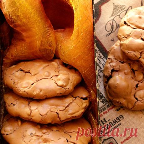Печенье с орехами и шоколадом