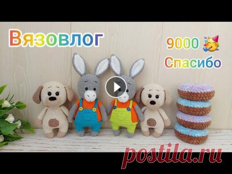 Всем привет! ???? Показываю и рассказываю какие вязаные игрушки заказали в этом месяце, а также по какой цене продаю игрушки.Пончик крючком Ослик крюч...