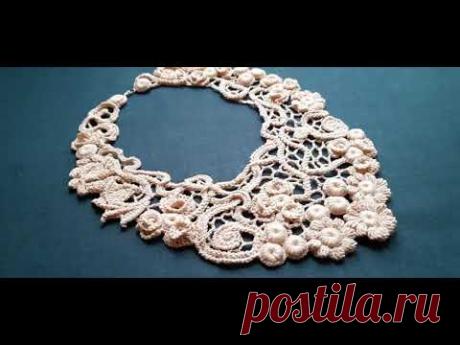 Ирландское кружево. Воротник-колье.Choker collar.