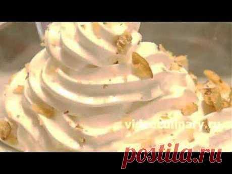 Рецепт - Крем белковый заварной от https://videoculinary.ru - YouTube