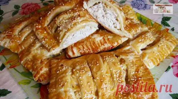 Слойки с курицей и сыром - Искусница - медиаплатформа МирТесен