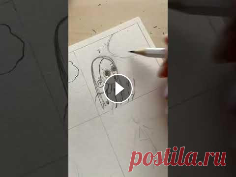 8/100 идея для скетчбука 8/100 идея для скетчбука...