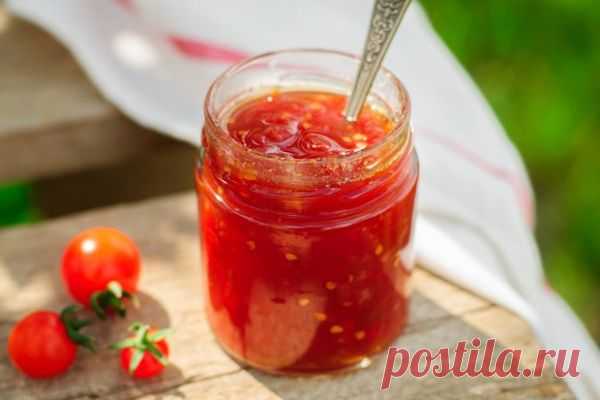 Безумно вкусное варенье из помидоров - самый лучший рецепт, рецепты с фото Кому-то это может показаться странным, но из помидоров тоже делают варенье (и очень вкусное!). Оно станет отличным дополнение к закускам и основным блюдам, а также удивит ваших дру...