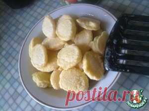 Клецки манные жареные