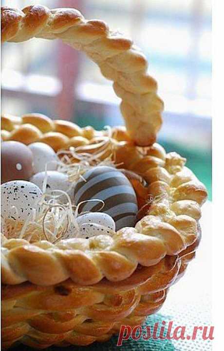 Корзинка из теста.
