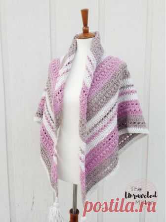 Шаль крючком What You Love Shawl - блог экспертов интернет-магазина пряжи 5motkov.ru