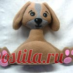 Щенок из флиса своими руками, мастер-класс с фото Воспользовавшись данным мастер-классом, такая игрушка, как щенок из флиса, станет доступной для шитья даже тем, кто практически не умеет шить своими руками.