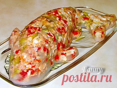 ЗАЛИВНОЕ ИЗ КОПЧЕНОЙ РЫБЫ НА ПРАЗДНИК.