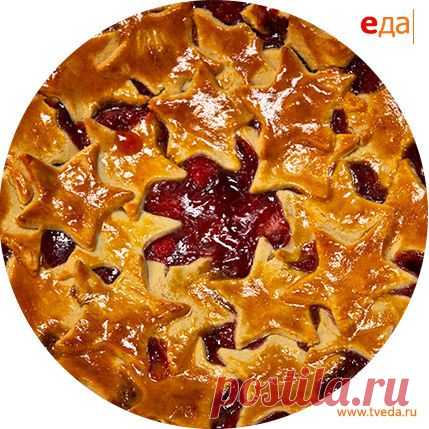 Домашний клубничный пирог