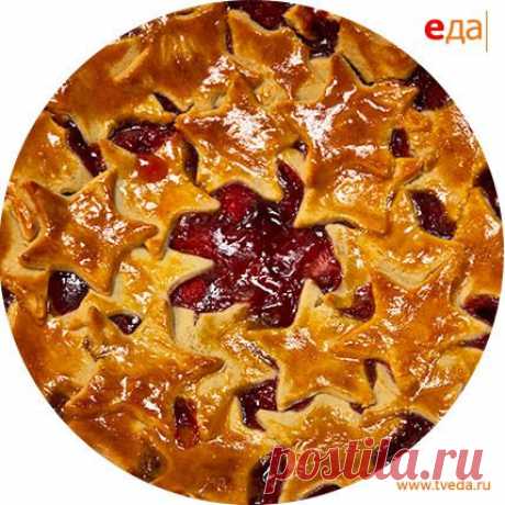 Домашний клубничный пирог